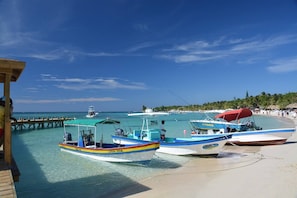 West Bay Beach, 200M from our condo.