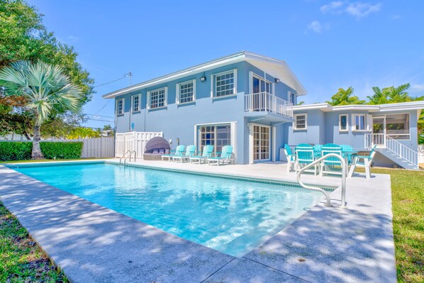 Backyard Pool Area