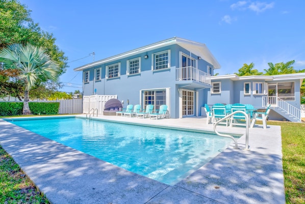 Backyard Pool Area
