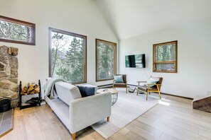 Living Room | Full Sleeper Sofa | 1st Floor | Central Heat