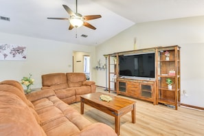 Living Room | Smart TV | Single-Story Home