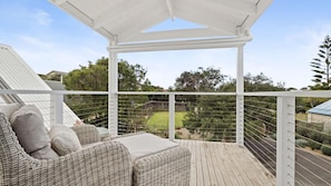 Beautiful Mornington Peninsula Garden views from the undercover balcony