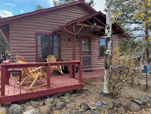 Front view with rocking chairs
