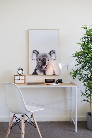 Need to work remotely? A dedicated workspace means you can stay productive.