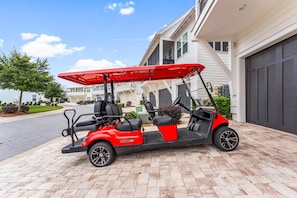 Golf Cart Included in Rental