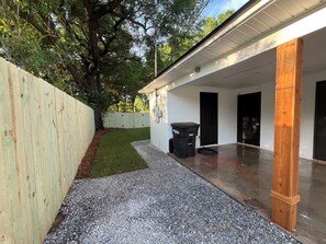 Side of house looking towards backyard