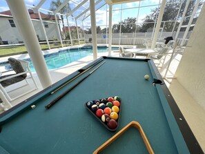 Rack them up with the Pool Table