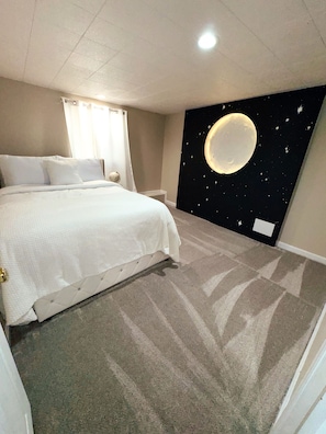Customize 3-D moon coming out the wall