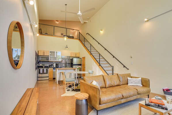 Santa Fe Vacation Rental | 1BR | 1BA | 900 Sq Ft | Flight of Stairs Required