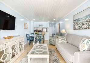 Living Room | Sleeper Sofa | Smart TV | Electric Heating | Window A/C Unit