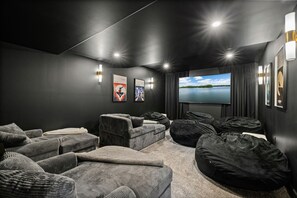 Movie Night – Curl up, dim the lights, and indulge in cinematic comfort without ever leaving the house.