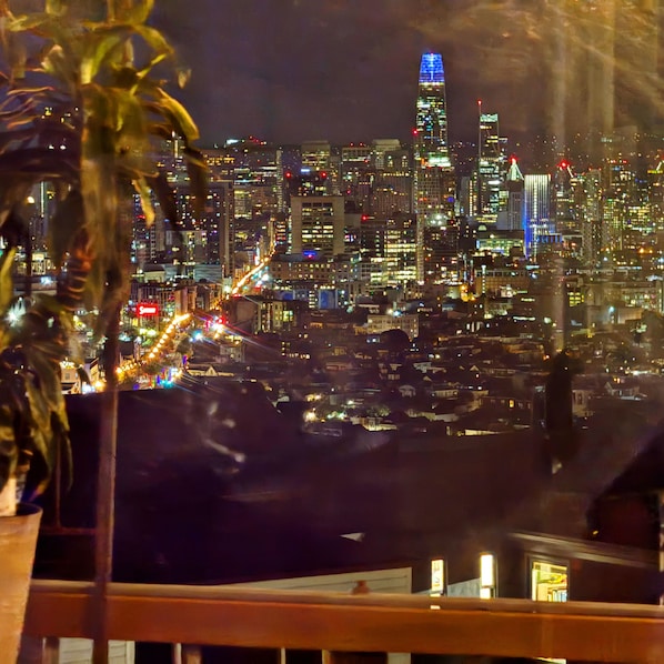 Blick von der Unterkunft