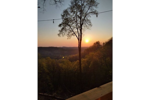 Blick von der Unterkunft