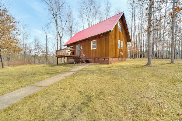 Trego Vacation Rental | 2BR | 1BA | Steps to Enter | 900 Sq Ft