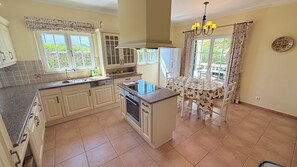 Kitchen with island