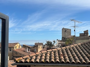 Blick von der Unterkunft