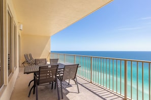 Private balcony.