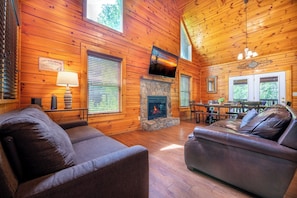 Bear Play 23's cozy living area