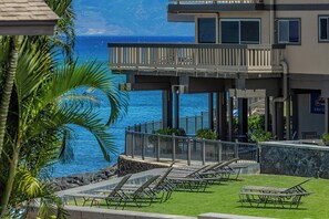 Enjoy a partial ocean view from your lanai.