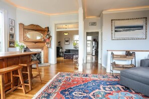 2nd floor with living, tv room, kitchen