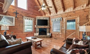 Indoors, Hardwood, Furniture, Living Room, Appliance