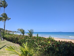 The beach at Palmas del Mar, the sand is about 5-6 mins walk from your villa.