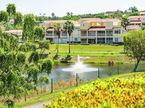 Beautiful, green and well-kept territory of the complex