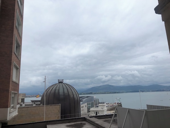 Blick von der Unterkunft