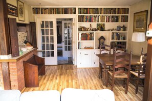 Living room with breakfast table