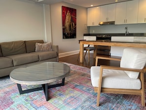 Private Living Room + Kitchen