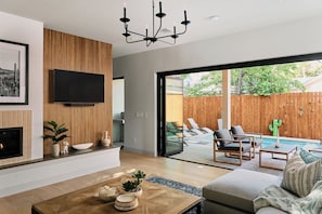 Living Room Open To Patio