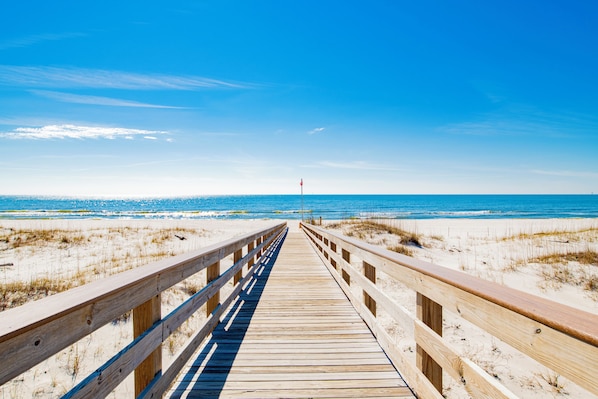 Direct Beach Access - just steps away