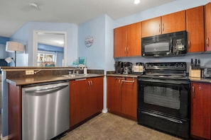 Fridge, freezer, dishwasher—check!