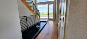 Water feature in foyer