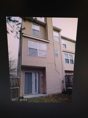 Rear of House and backyard