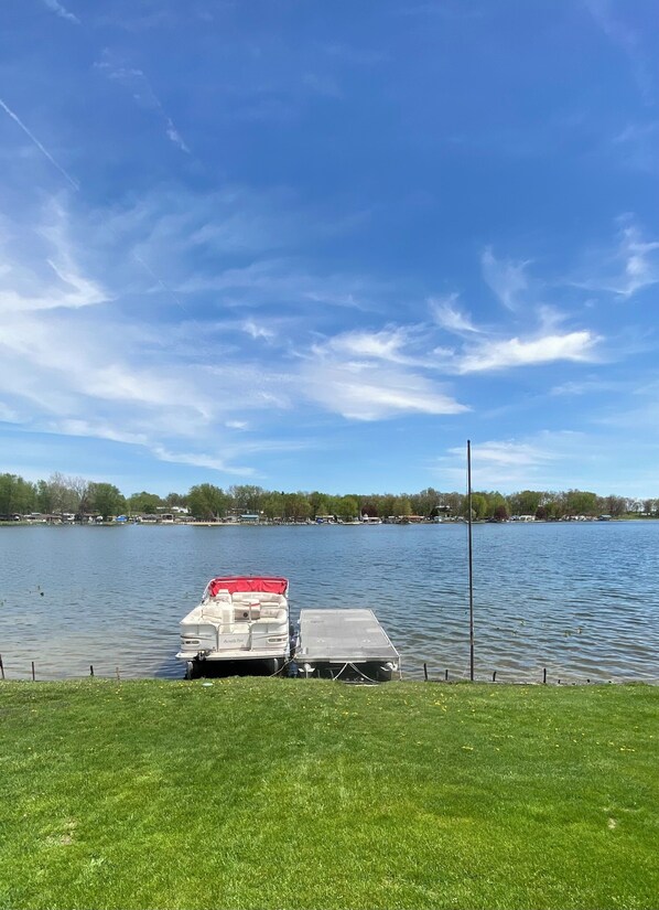 You are welcome to bring your own watercraft and park by the dock.