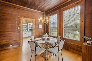 Dining for Five in the Spacious Dining Room