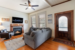 Wall Mounted TV in Living Room