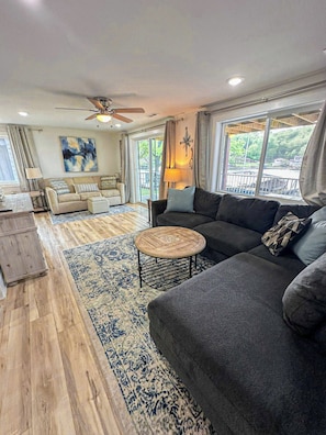 Lower level living room