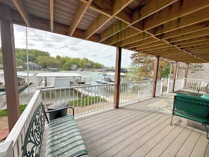 View from lower level deck.