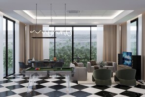 Lobby sitting area