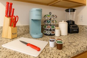 Kaffe og/eller kaffemaskine