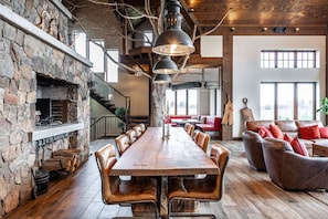 Gather around a hand-built table for dinners, workshops, or celebrations. Elmwood is built for connection and comfort.