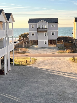 View from the front decks