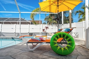 Your perfect spot for poolside lounging.