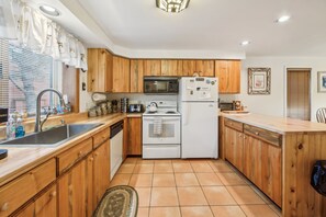 Indoors, Floor, Flooring, Kitchen, Lamp
