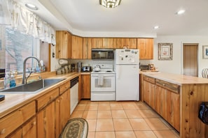 Indoors, Floor, Flooring, Kitchen, Lamp