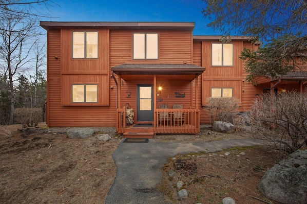 House, Chair, Outdoors, City, Porch