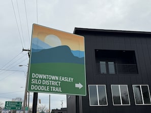 Silos, Doodle Trail, and Downtown Easley within walking distance