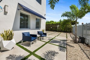 Relax and recharge in your private backyard oasis.